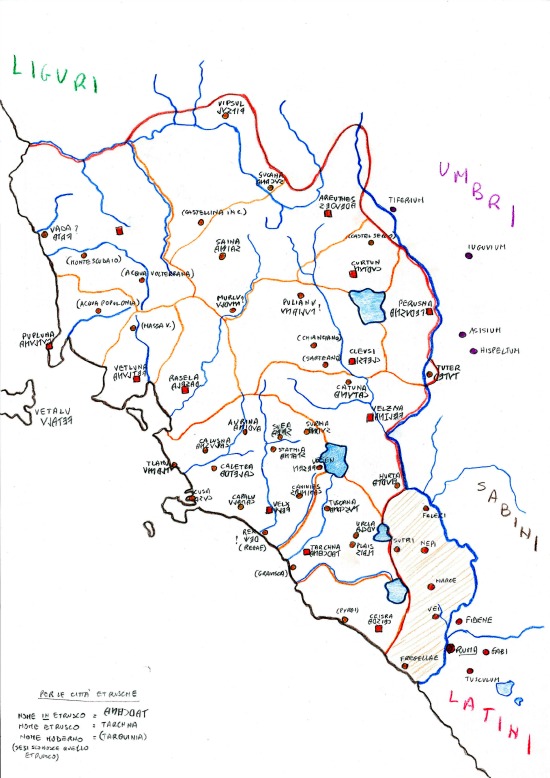 Etruria mappa